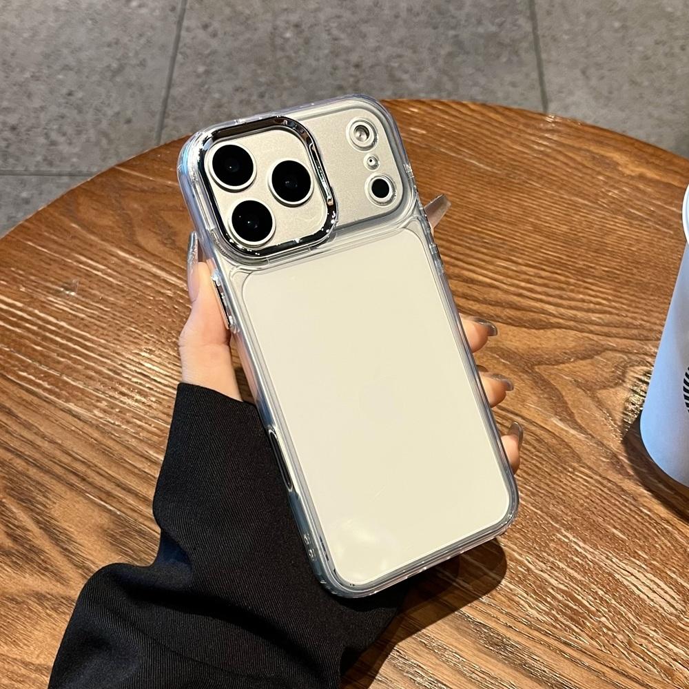 Luxury Transparent Silicone Phone Case For iPhone 17 Air 16 15 14 11 Pro Max Plus Clear Shockproof Bumper Back Cover
