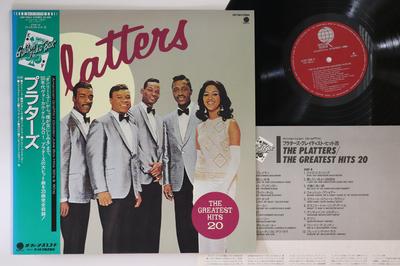 Виниловая пластинка PLATTERS 20 Величайших Хитов UXP768V ЗА РУБЕЖОМ 1986 Япония Obi Soul Funk Б/у
