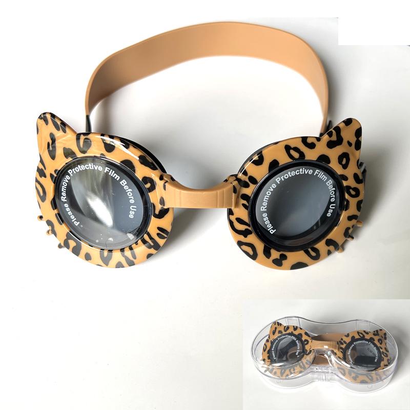 Детские водонепроницаемые очки для плавания с героями мультфильмов, противотуманная маска для дайвинга для мальчиков и девочек, настраиваемый логотип