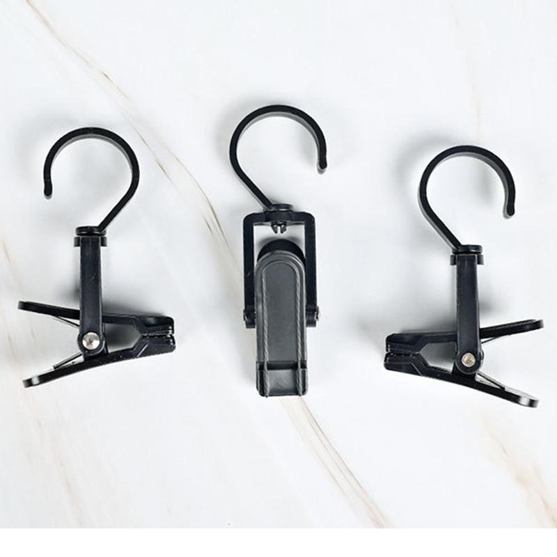 Популярный шкафчик для шляп, носков, уличной одежды, крючки для демонстрации, портативный держатель для полотенец, ветрозащитный зажим, многоцелевые крючки для хранения, полезные, модные, вращающиеся на 360 °