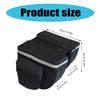 Water-Resistant Bike Rear Seats Saddles Bags Bike Luggage Carriers Trunk Bag with Reflective Trim Cycling Rear Rack Bag