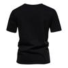 Мужская персонализированная нестандартная футболка с коротким рукавом, повседневные хлопковые футболки в стиле пэчворк контрастных цветов