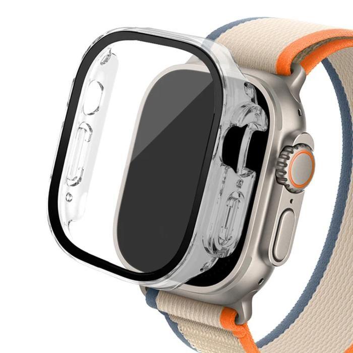 Coque rigide pour Apple Watch 49 mm Ultra & Ultra 2, Transparent