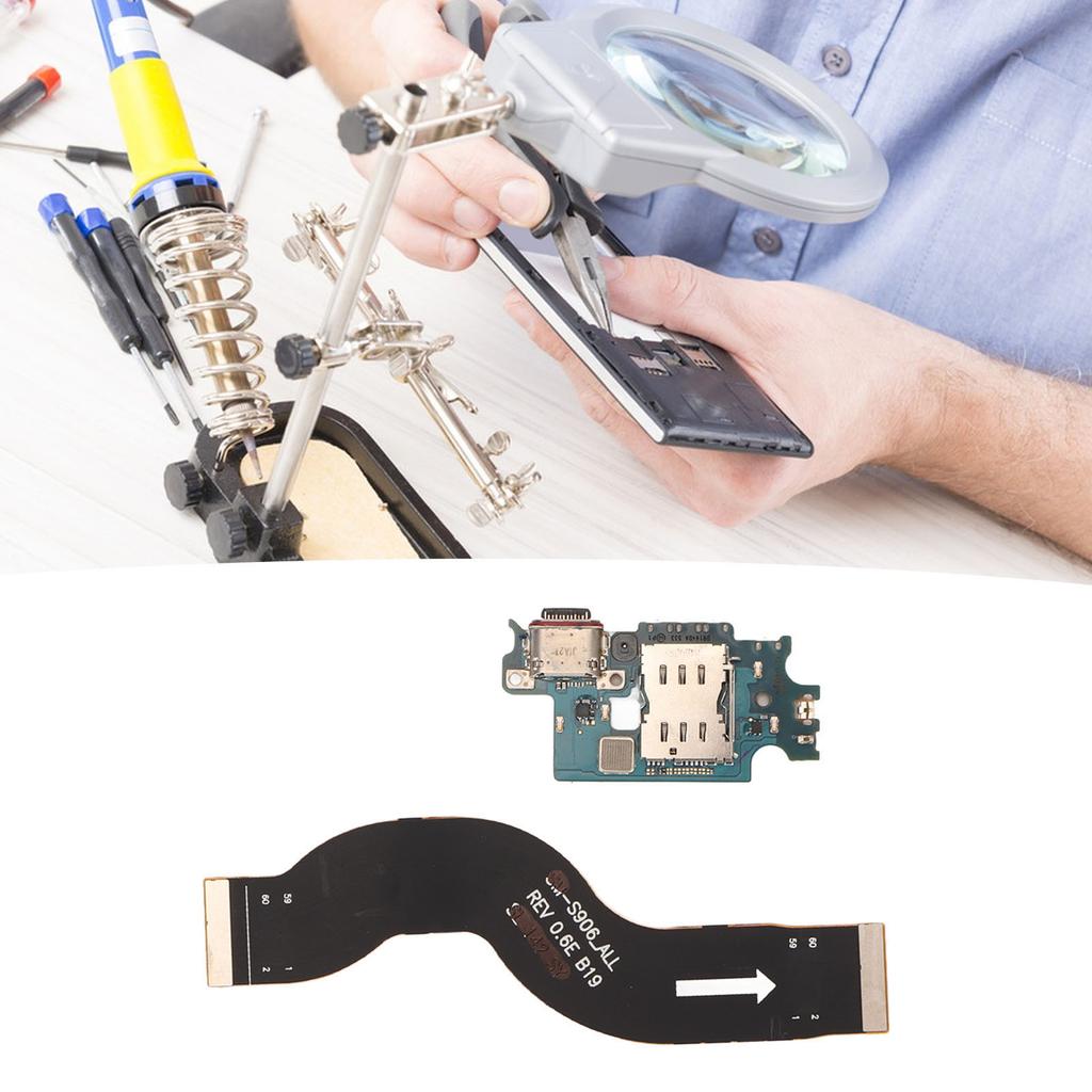 Charging Port Dock Connector USB C Charger Charging Port Dock Connector for Samsung Galaxy S22 Plus 