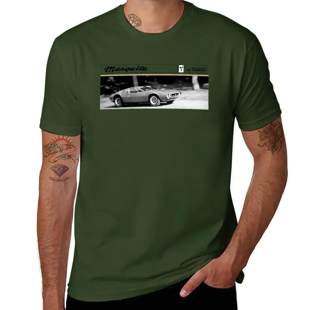 DE TOMASO MANGUSTA T-Shirt quick-drying tops summer clothes designer t shirt men