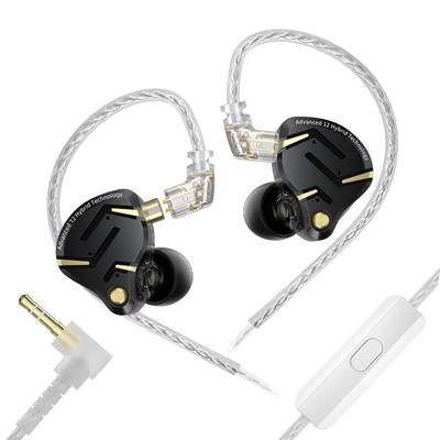 KZ ZS12 Pro 2 KZ Наушники Гибридные IEM Проводные Наушники Мониторы Китайский Бренд Электронный Кроссовер HiFi Качество Звука Совместимы с Играми Внутриканальные