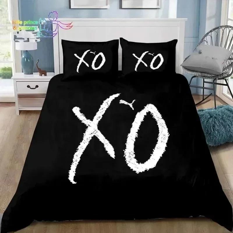 Luxury New 3D Print XO The Weeknd Comfortable Duvet Quilt Cover Pillowcase Bedding Set Children Bedroom Decoration Home Textile