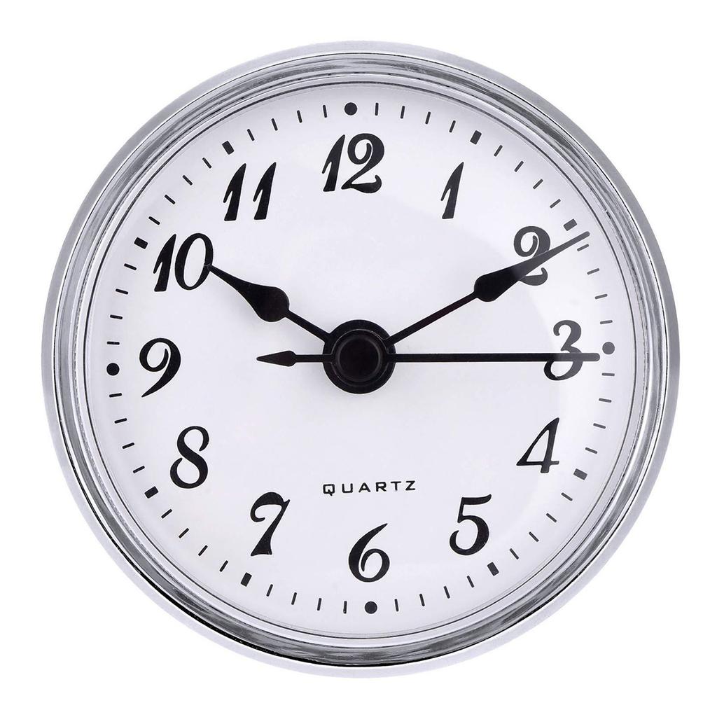 Classic Clock Craft Insert Clocks Movement Quartz Diameter 70mm Number for Home DIY Crafts Multifunctional Installation