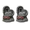 Pet Tombstone Statue Loss of Pet Sympathy Gifts Lawn Resin Pet Grave Marker