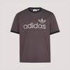 adidas Мужская футболка с контрастными манжетами и воротником Originals