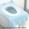 Одноразовые чехлы на сиденья унитаза, 7/10 шт., очень большие водонепроницаемые чехлы на сиденья унитаза для малышей и взрослых, переносные по отдельности