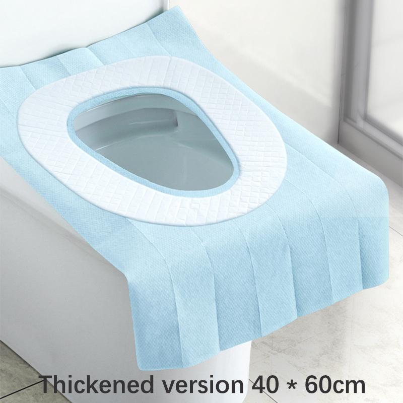 Одноразовые чехлы на сиденья унитаза, 7/10 шт., очень большие водонепроницаемые чехлы на сиденья унитаза для малышей и взрослых, переносные по отдельности