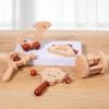 Wooden Crawling Toy Car Rattle for Infant & Toddler Sensory Development