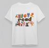 Women's Plus Size Classic T-Shirt Read Animal Book Fun Cartoon Print Cotton Tee