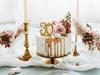 Birthday Candle Number 30 Gold Glitter