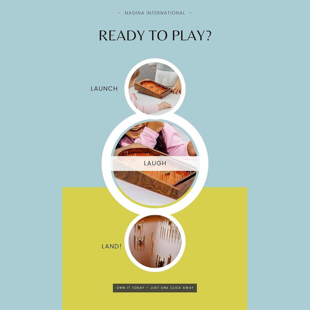 Bagatelle Traditional Wooden Crafted Tabletop Pinball Game | Exclusive Kid's Toys Decor & Gifts (Large)