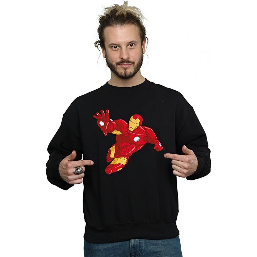 Iron Man Простая мужская хлопковая толстовка