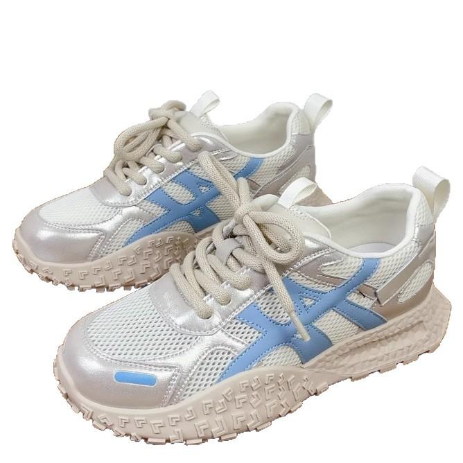 2025 Summer New Super Fire Good-looking German Training Shoes Women's European Station Mesh Breathable Casual Versatile Sports Shoes Women