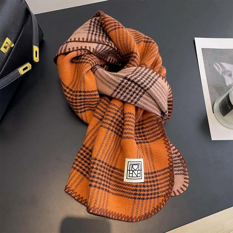 Minimalist New Scarf for Autumn and Winter High-end Feeling Age Reducing Couple Student Scarf