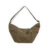 Small Bag Women's Cloth Bag 2025 New Korean Version One-shoulder Messenger Bag Casual Solid Color Foreign Style Women's Texture Dumpling Bag