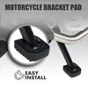 1/2/4Pcs Motorcycle Side Plate Kickstand Pad Wear Resistant Non-Slip Universal Fit