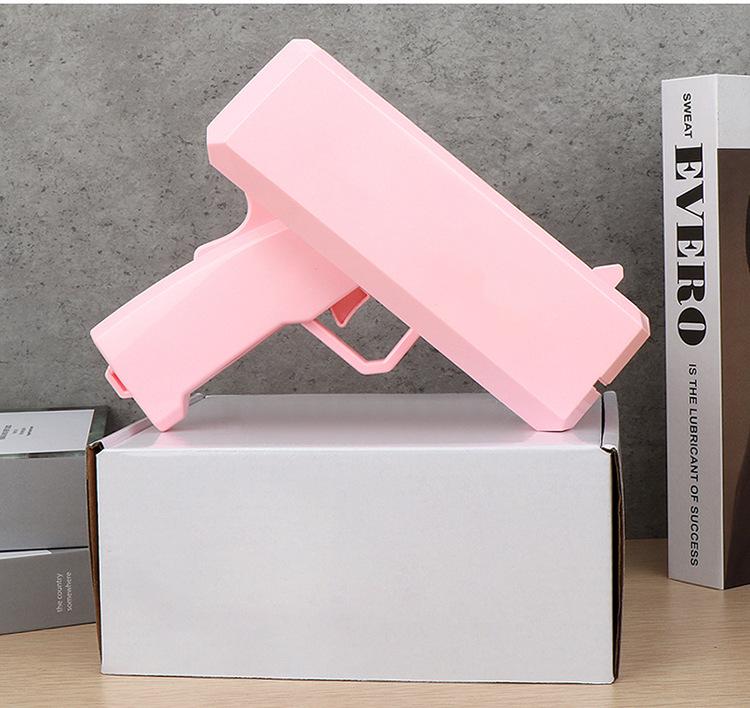 Кросс-бордерная денежная пушка с электроприводом и индивидуальным логотипом: Игрушечный реквизит "Банкнота с плевком доллара"