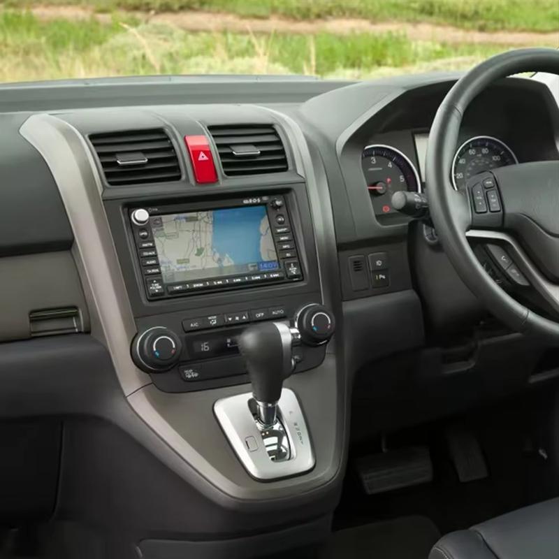 Автомобильная панель кондиционера A/C для Honda CRV CR-V 2007-2012, комплект приборной панели, установка лицевой панели консоли, переходная пластина, накладная крышка
