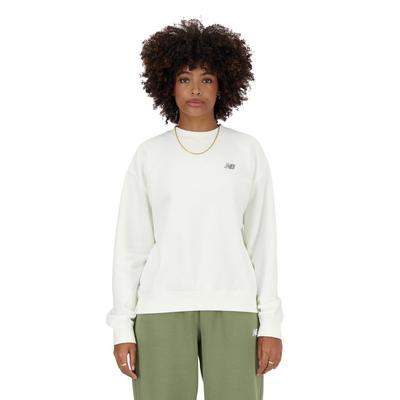 Sport Essentials Французский махровый свитшот с коротким рукавом [New Balance] Женский (Флисовая подкладка) (WT41508) (Морская соль)