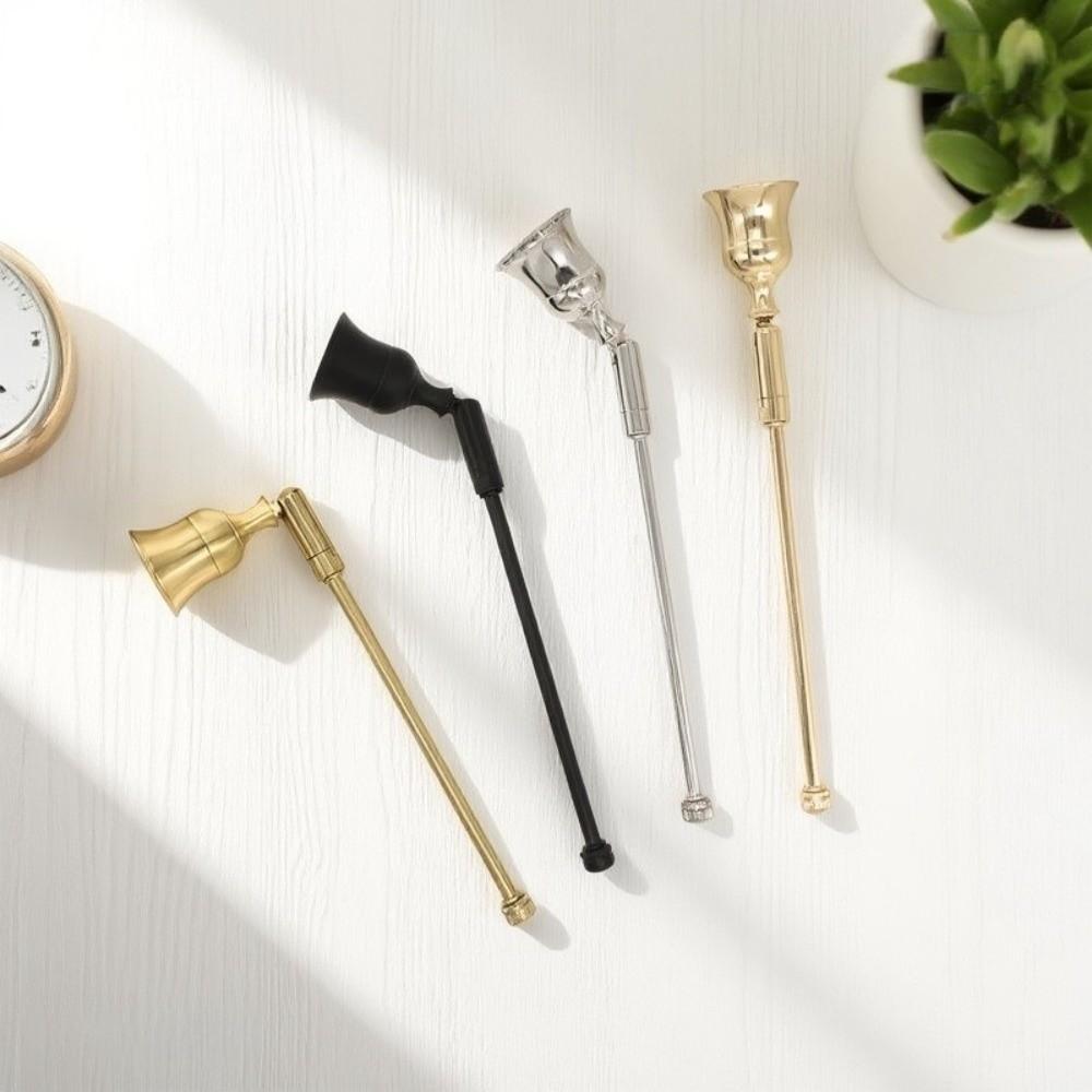 Bell Shaped Candle Snuffer Turn Off Extinguisher Flame Cover Vintage Candle Extinguisher Home