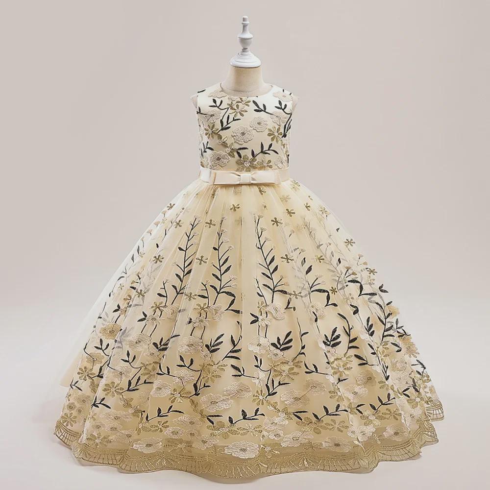 Платье-пачка для девочек на выступление и день рождения – Свадебный костюм для девочки-цветочницы