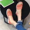Летняя обувь Женская повседневная обувь на плоской подошве без застежек Модная удобная пляжная обувь
