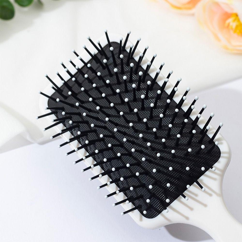 Bowknot Cherry Pattern Air Cushion Hair Brush Portable Detangling Brush for Women & Girls