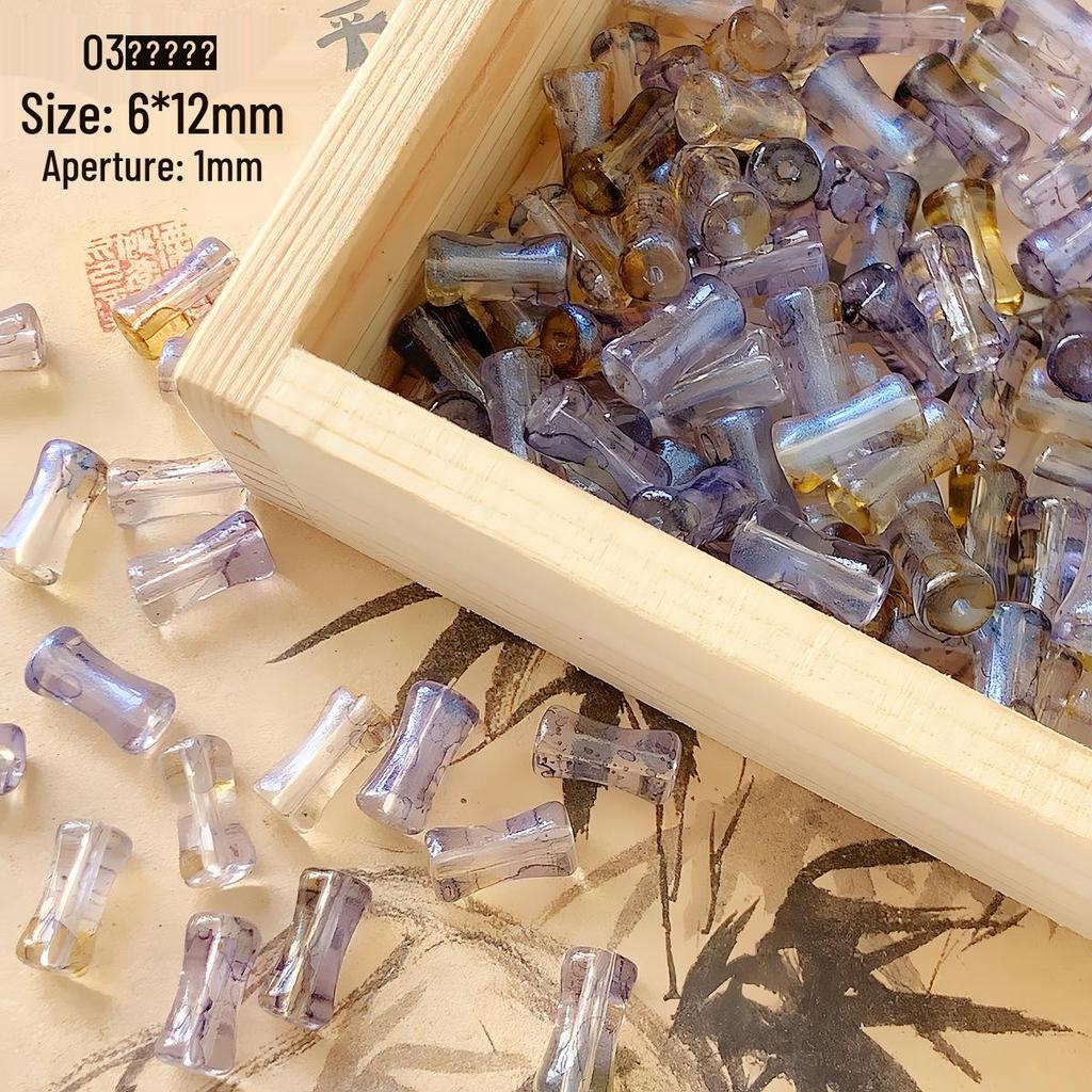 Китайские бамбуковые бусины-разделители лэмпворк для изготовления украшений своими руками