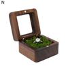 Durable Eco-friendly Wood Ring Gift Case Jewelry Display Necklace Box for Birthday