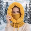 Осенне-зимняя шапка-бини, красный шарф, комплект, однотонная вязаная шапка, женская зимняя плюшевая вязаная шапка, жареный крученый пуловер, цельный шарф, шерстяные шапки с ушками