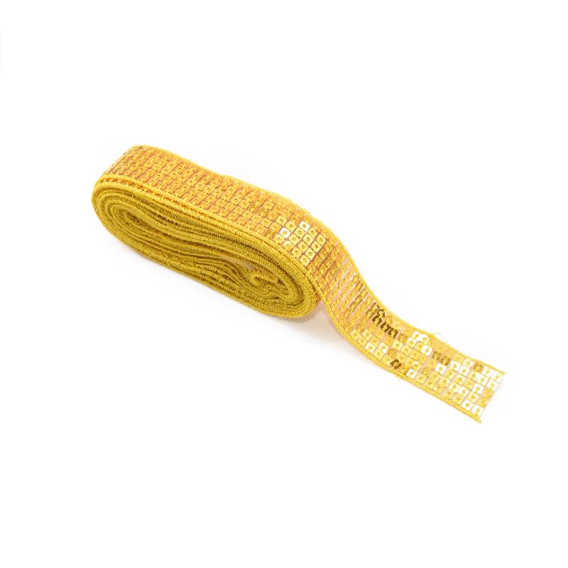 10 ярдов/лот 5 рядов квадратная пайеточная вышивка лента 25 мм пайеточное кружево отделка для шитья рукоделия одежды головного убора свадебного украшения