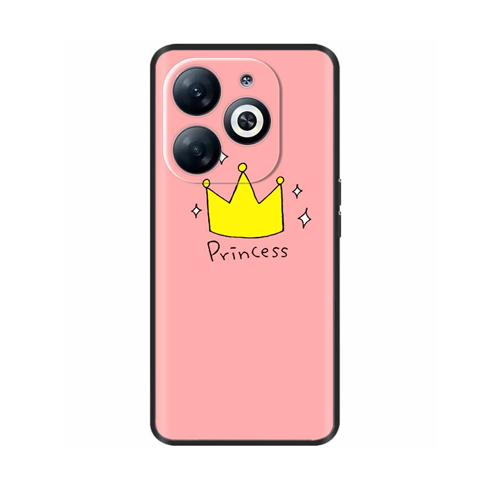 For Infinix Smart 8 Case Cover Funda Black Soft Silicone TPU Protective Phone Case For infinix Smart 8 Smart8 X6525 Bumper Coque