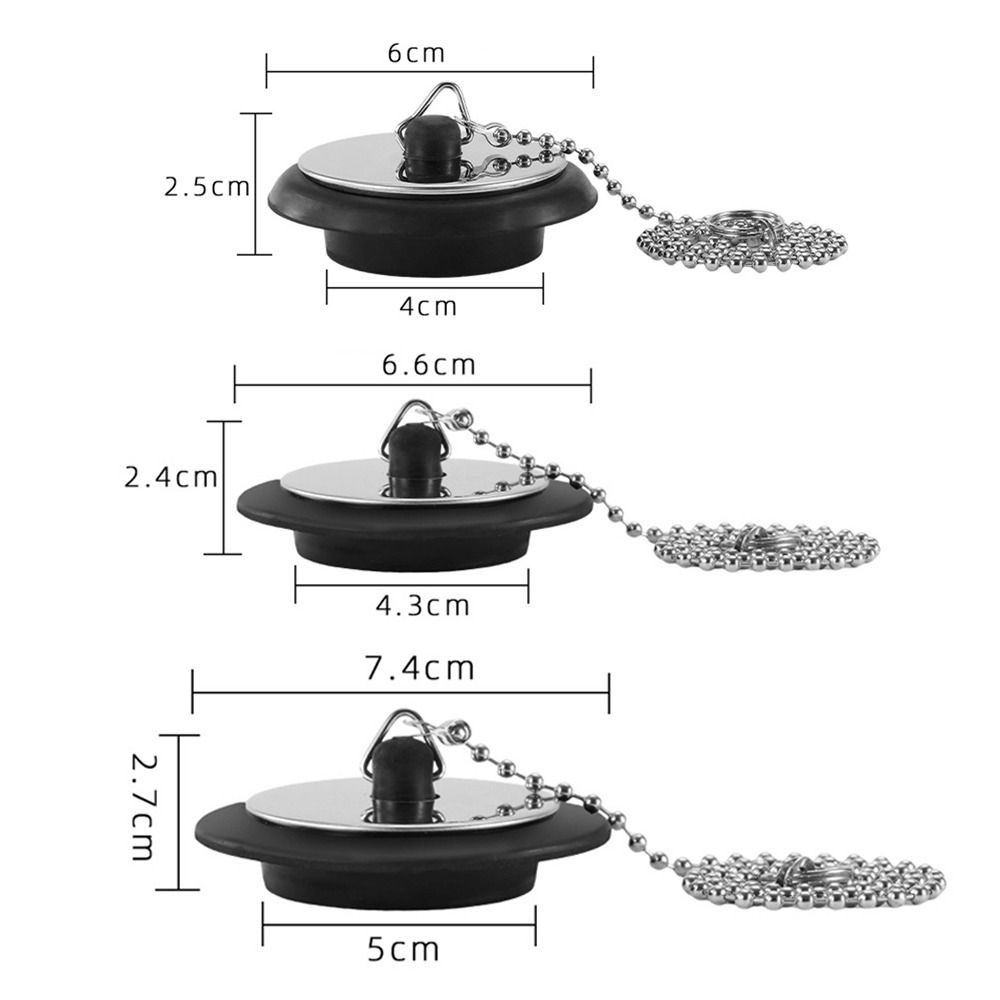 1 шт. Универсальный слив для ванны с цепочкой, заглушка для ванны, прочная пробка для ванны, аксессуары для ванны