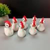 3D-печатная статуэтка курицы Фигурка цыпленка Скульптура животного Для дома/улицы Украшение для дома или автомобиля Идеальный подарок