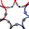 Lucky Blue Evil Eye Charms Bracelet Handmade Black Red String Thread Rope Couple Bracelet 2020 Lucky Jewelry For Women Men Gifts