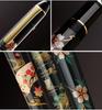 Platinum Fountain Pen Kaga Hira Cherry Blossom Design 14K #3776 Maki-e Gold, Double, F, PNB-30000B, 40-2