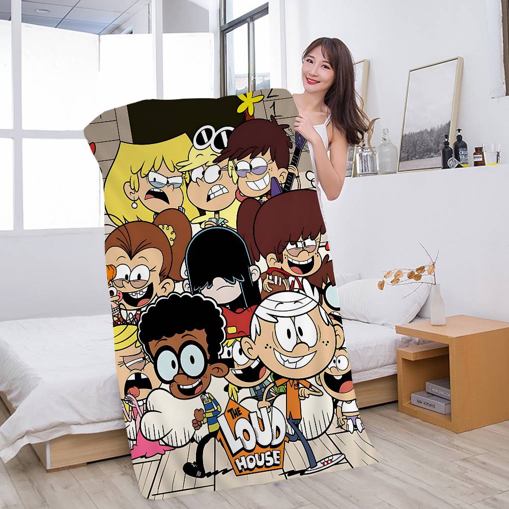 Cartoon The L-Loud H-HouseS Big Microfiber Beach Towels Quick Dry Towel Sand Beach Towels Pool Towel For Travel Swim Pool Yoga
