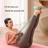 Dewick Pedal Resistance Band, Elastic Rope, Fitness Shaping, Home Use, Stretching Equipment, Gray-Green, 25 Lbs