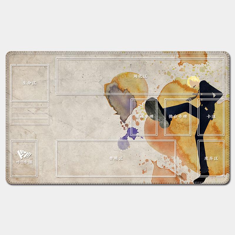 One Piece Luffy Card Battle Table Mat Opcg Zoro Robin Ace Single Player Board Game Card Battle Mat Anime Gift