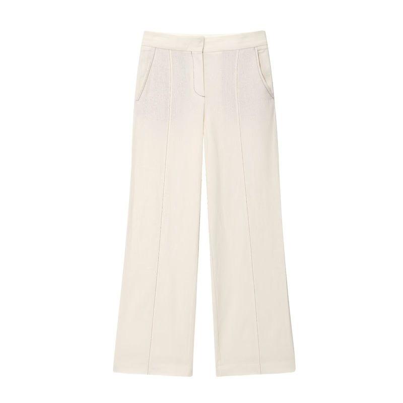 Kaslead New Arrival Women's Clothing Fashion Style Blended String Decoration Outwear Casual Pants 3429709 2899709