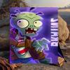 1PC Zombie Party  Flannel Blanket Gift, Suitable for Both Men And Women, Soft Ideal for Beds And Sofa, Birthday Or Christmas Gift