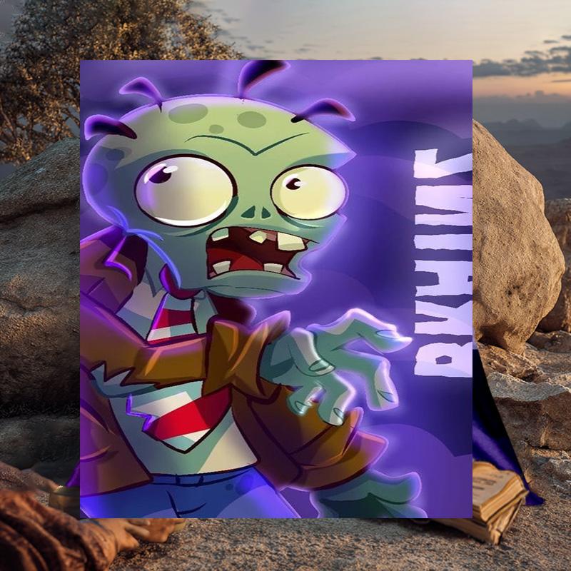 1PC Zombie Party Flannel Blanket Gift, Suitable for Both Men And Women, Soft Ideal for Beds And Sofa, Birthday Or Christmas Gift