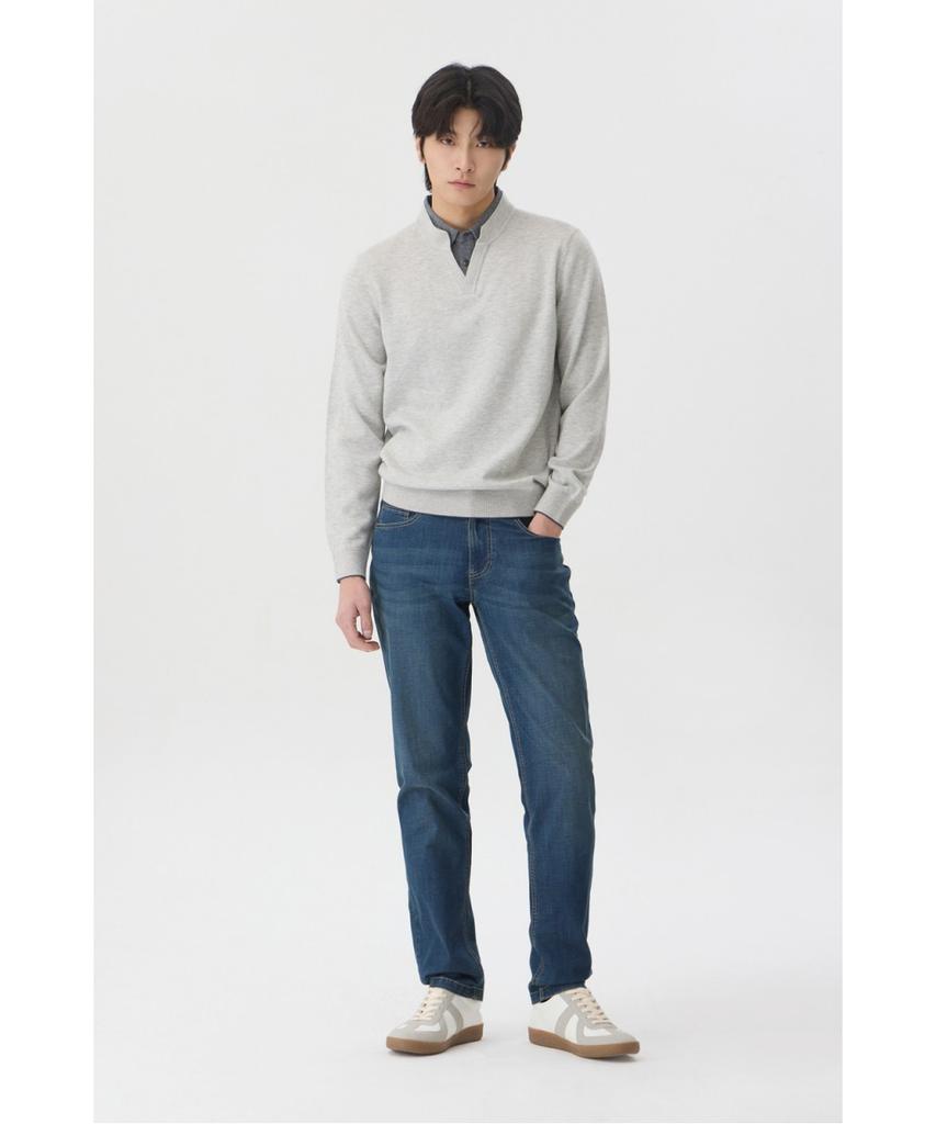 BRENTWOOD [Innova] Washable Shirt Layered Sweater Brwax26151Gyl