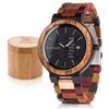 Wooden Arm Stylish Japanese Quartz Birthday Day KINGNOW Watch, Men's Watch, Watch, Lightweight, Watch, Gift, Men's Anniversary, Father's Gift,