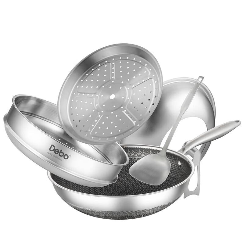 Debo 316 Stainless Steel Honeycomb Wok